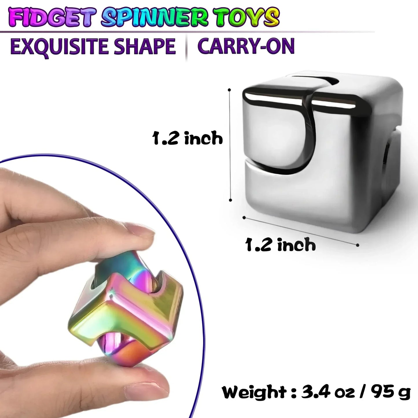Infinity Gear Fidget Cube Spinner