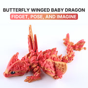 Butterfly Winged Baby Dragon