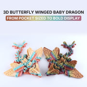 Butterfly Winged Baby Dragon