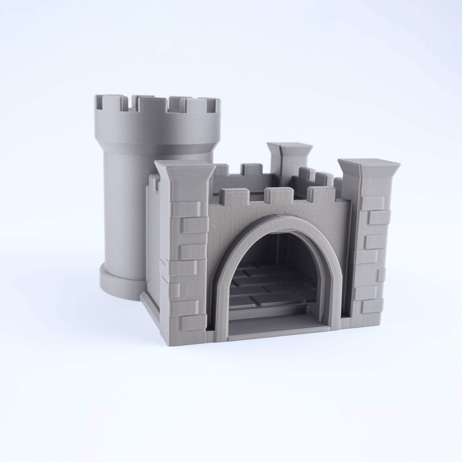 3D Printed Fantasy Castle Toy - Mini Fidget Animal & Dragon Home Gift