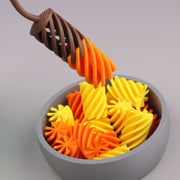 3D Printed Pasta Play Set – 12 Pieces in a Box