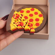 3D Printed Pizza Fidget – Single Slice or 6-Slice Box