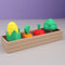 3D Printed Veggie Garden Fidget Playset – 4 Vegetables