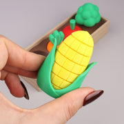 3D Printed Veggie Garden Fidget Playset – 4 Vegetables