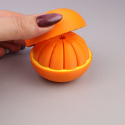 3D Printed Orange Fidget – Chained Citrus Desk Toy