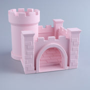 3D Printed Fantasy Castle Toy - Mini Fidget Animal & Dragon Home Gift