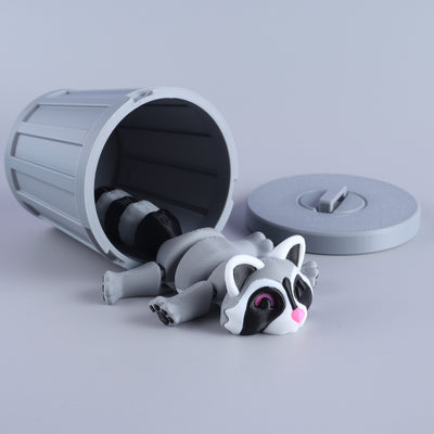 3D Printed Raccoon - Trash Can