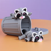 3D Printed Raccoon - Trash Can