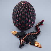 3D Printed Crystal Wing Dragon Fidget Toy – Articulated Fantasy Desk Toy Gift
