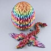 3D Printed Crystal Wing Dragon Fidget Toy – Articulated Fantasy Desk Toy Gift