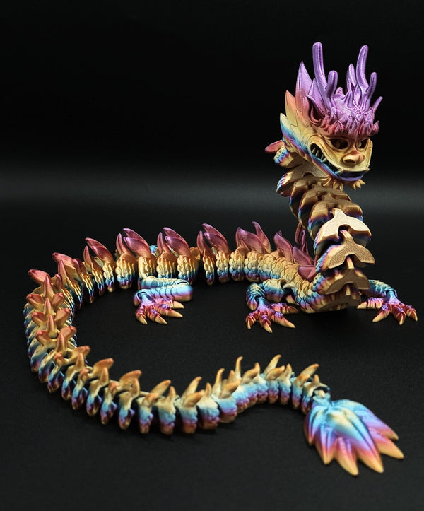 3D Printed Articulated Chinese Flexi Dragon