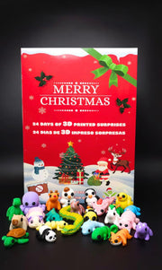 3D Printed Advent Calendar – Mini Animals, Dinosaurs, or Dragons