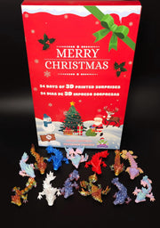 3D Printed Advent Calendar – Mini Animals, Dinosaurs, or Dragons