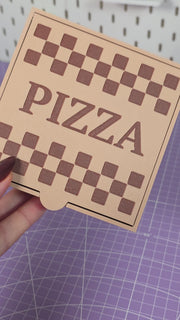 3D Printed Pizza Fidget – Single Slice or 6-Slice Box