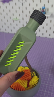 3D Printed Olive Oil Bottle – Pour and Refill Pretend Food