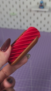3D Printed Hot Dog Fidget – Twisting Pretend Food
