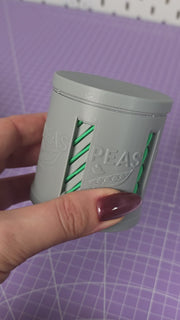3D Printed Peas Play Set – 15 Peas in a Lidded Box