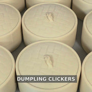 3D Printed Dumpling Clicker Fidget Toy - Random Color