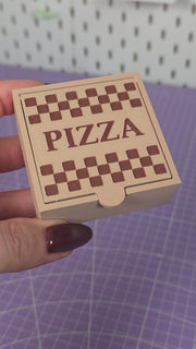 3D Printed Pizza Fidget – Single Slice or 6-Slice Box